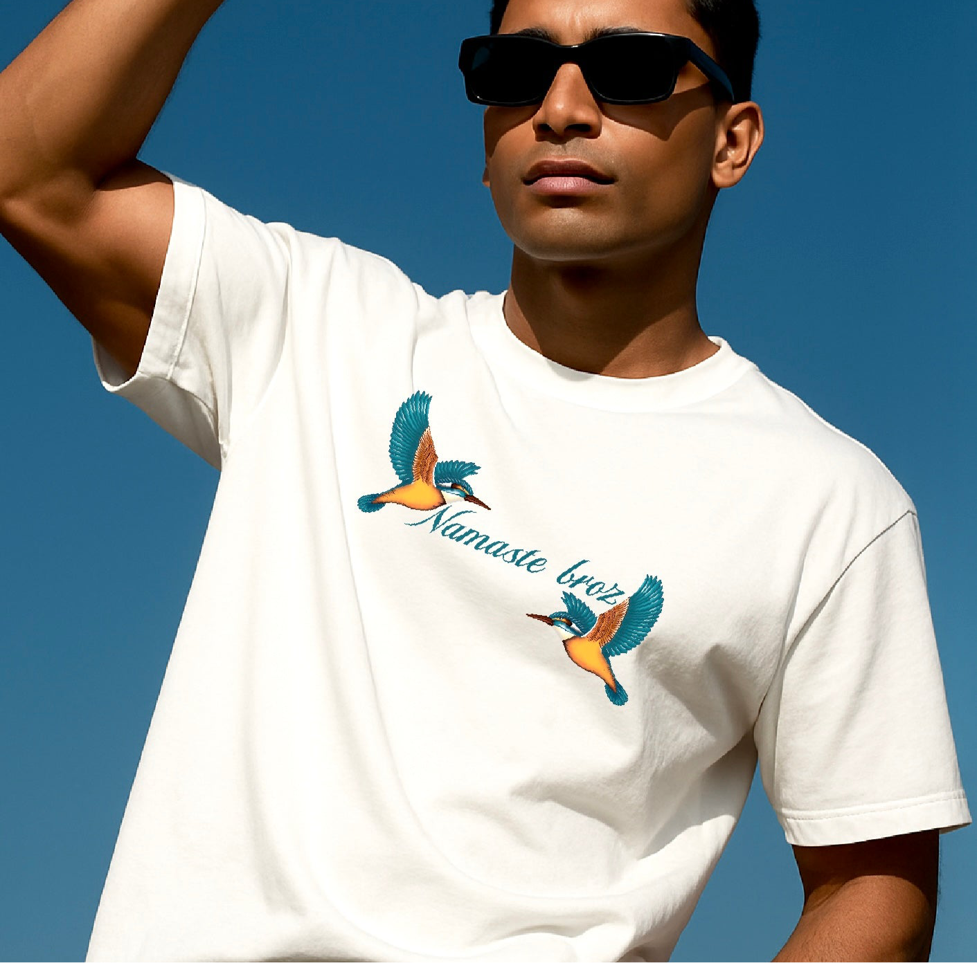 “Udaan” Kingfisher T-shirt