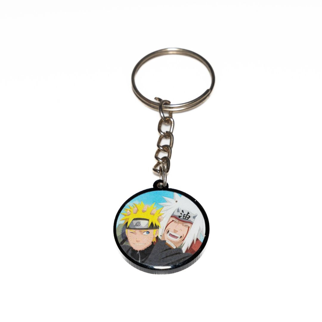 Naruto and Jiraiya Keychain