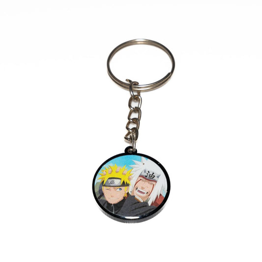 Naruto and Jiraiya Keychain