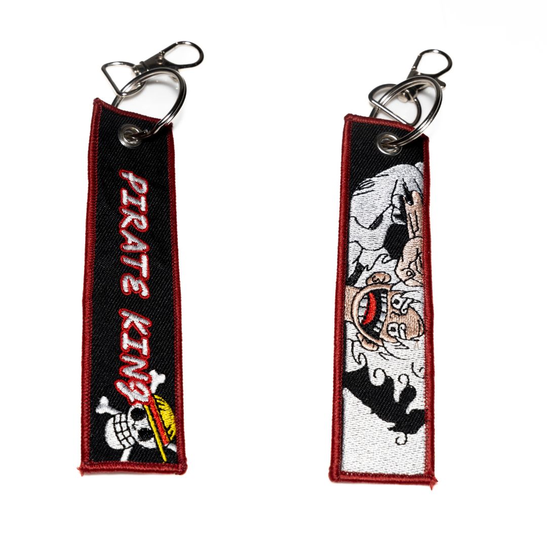 Luffy Gear 5 Anime Woven Keyring