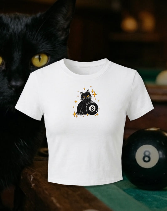 Cat Crop Top (Embroidery)